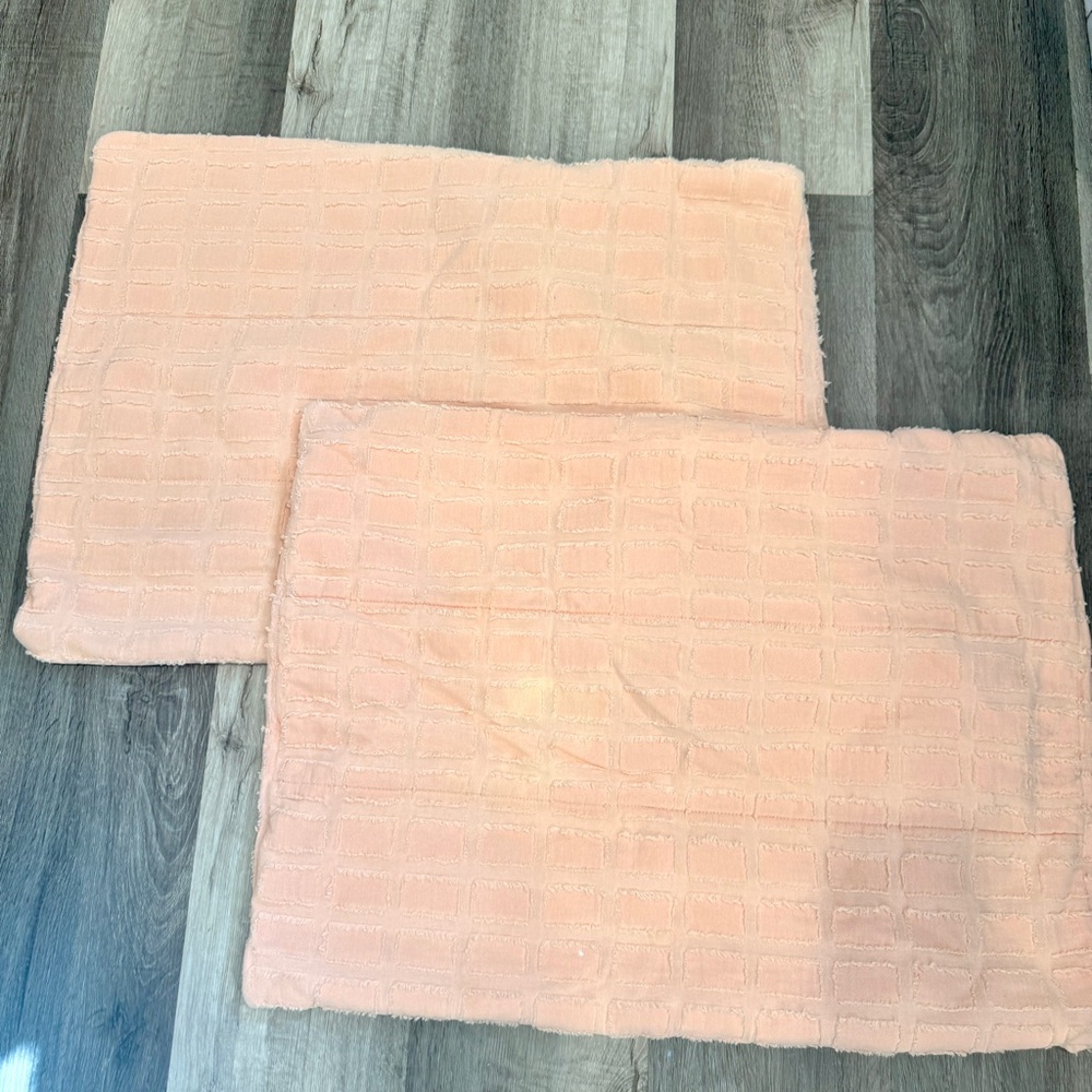 Beddy’s Pink Pillowcase Covers Set of 2 Stitched Rectangle Cotton